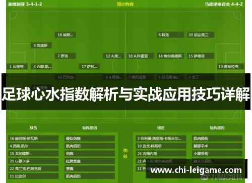 足球心水指数解析与实战应用技巧详解
